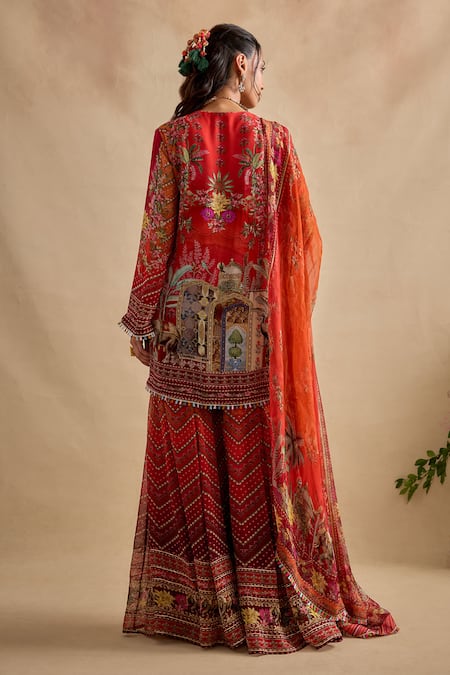 Kalista Falak Pattern Kurta Set 