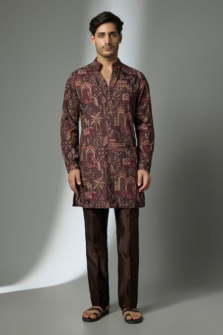 SALIL BHATIA Thread Embellished Kurta Set 