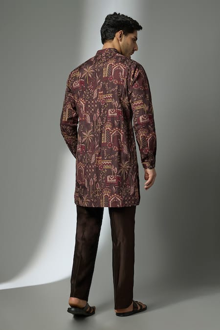 SALIL BHATIA Thread Embellished Kurta Set 