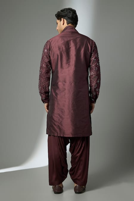 SALIL BHATIA Mirror Embroidered Kurta Set 