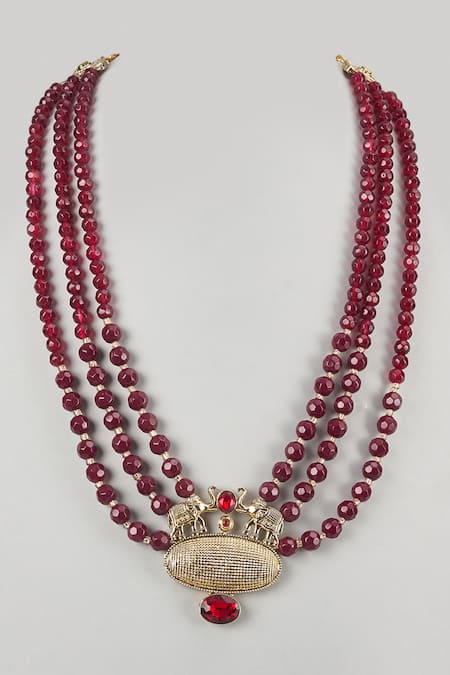 SALIL BHATIA Semi Precious Stone Handmade Mala 