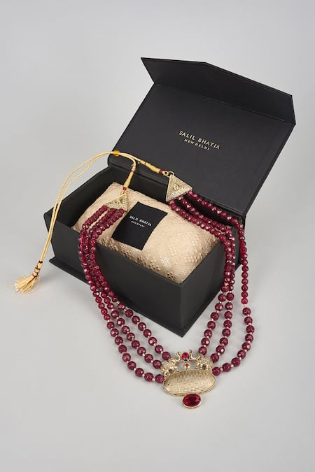 SALIL BHATIA Semi Precious Stone Handmade Mala 