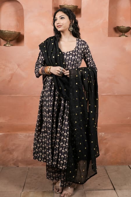 Gulabo Jaipur Hania Printed Anarkali Pant Set 