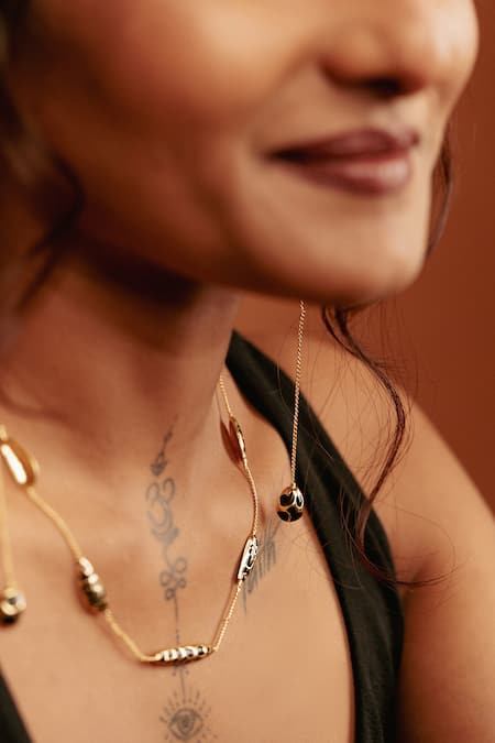 Buy_Bauble Bazaar_Black Catnip Charm Necklace 