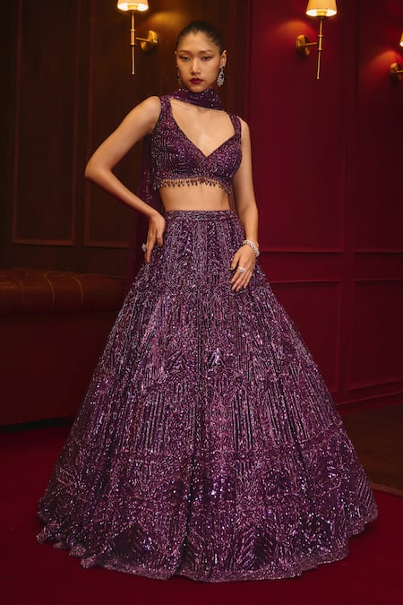 Angad Singh The Royal Decree Embroidered Lehenga Set 