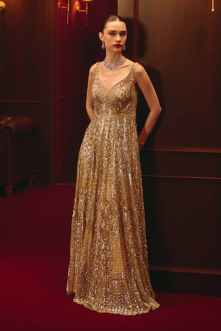 Angad Singh Aurum Ascendant Net Gown 