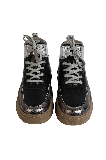 Sole Mates by Palak Galaxy Shine High Top Sneakers 