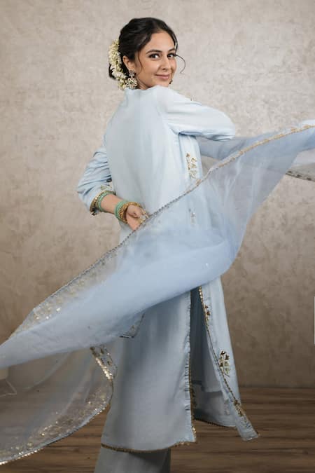 Gulabo Jaipur Shyra Embroidered Straight Kurta Set 