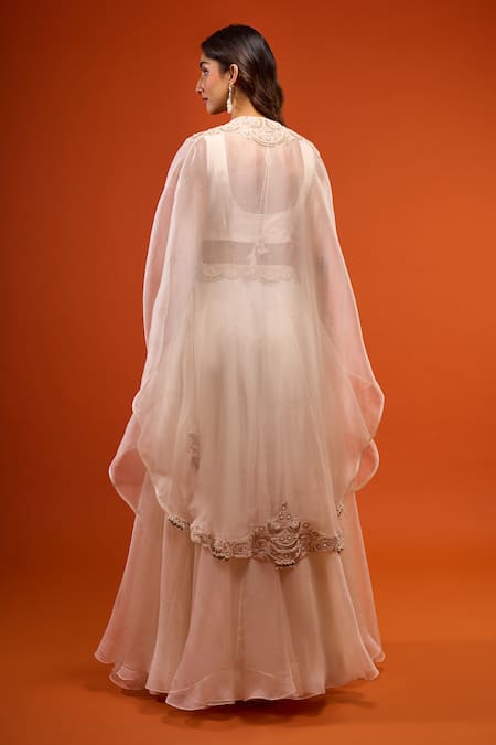 Prisho Resham Work Jacket Lehenga Set 