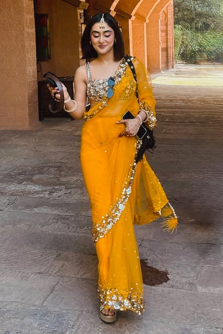 Dilnaz Sequin Embellished Blouse