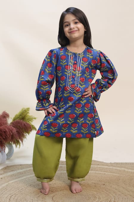 Kalp Bloom & Billow Print Kurta Set 