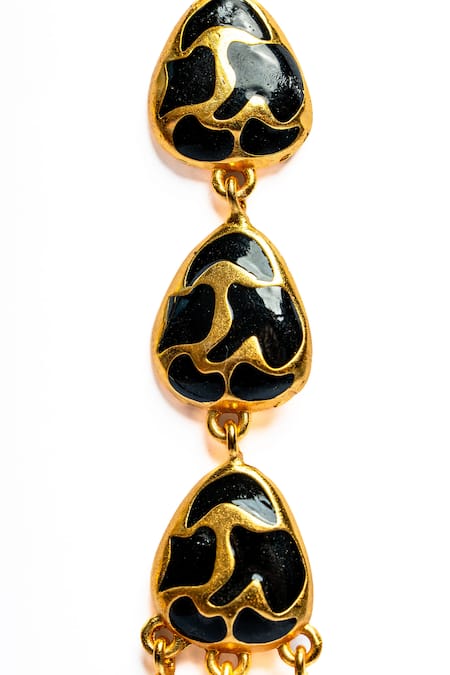 Bauble Bazaar Black Claws Out Dangler Earrings Online at Aza Fashions Bauble Bazaar_Black Claws Out Dangler Earrings _Online_at_Aza_Fashions