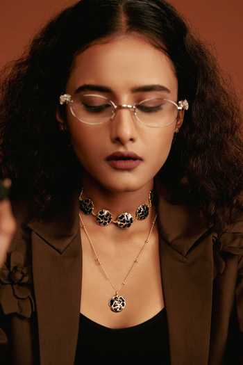Buy_Bauble Bazaar_Black Love Me Wild Choker Necklace 