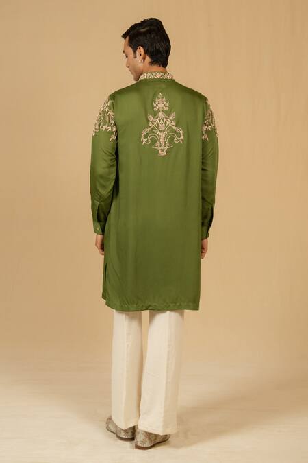 Gaurav katta Zardozi Embroidered Kurta & Pant Set