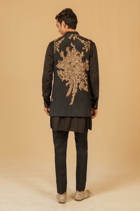 Gaurav katta Zardozi Embroidered Nehru Jacket 