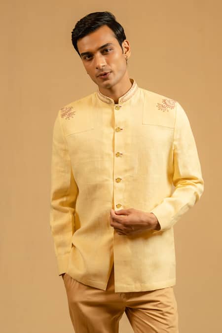 Gaurav katta Zardozi Embroidered Bushcoat Bandhgala