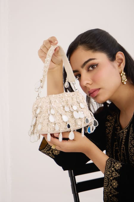 FOREVER NOOR Raya Mirror Tassel Bag 