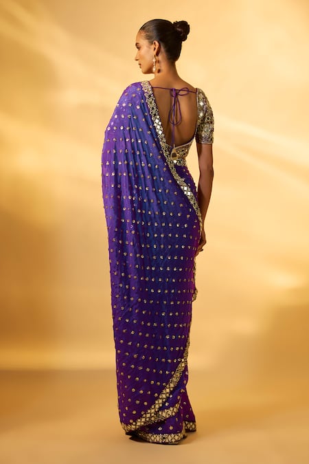 Vana Ethnics Embellished Saree Set 
