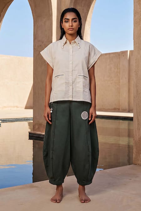 Anmol Kakad Mul Mul Cotton Shirt Pant Set 