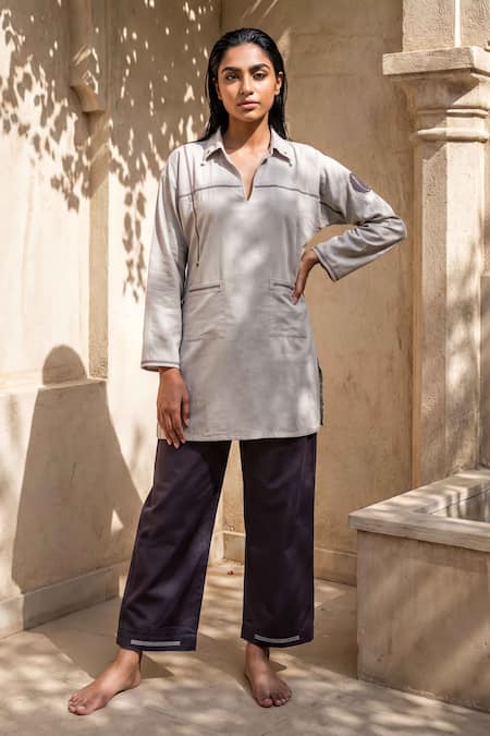 Anmol Kakad Mul Mul Cotton Shirt Pant Set 