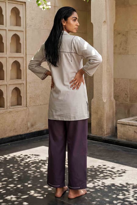 Anmol Kakad Mul Mul Cotton Shirt Pant Set 