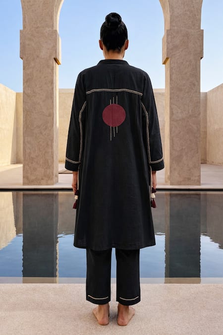 Anmol Kakad Straight Mul Mul Cotton Kurta Set 