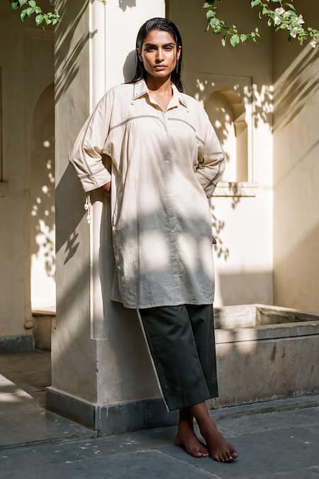 Anmol Kakad Contrast Patch Work Kurta Set 