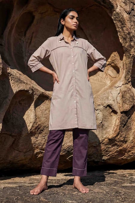 Anmol Kakad Contrast Patch Work Kurta Set 