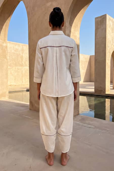 Anmol Kakad Contrast Patch Work Top & Pant Set 