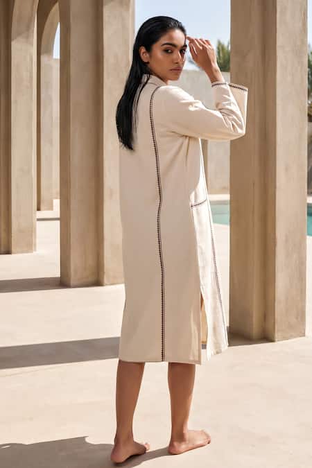 Anmol Kakad Contrast Taping Detail Dress 