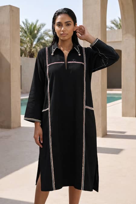 Anmol Kakad Mul Mul & Strech Cotton Dress 