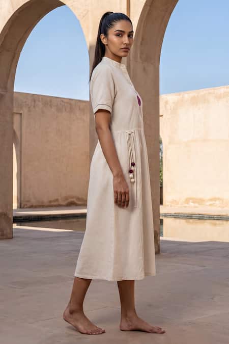 Anmol Kakad Contrast Patch Work Dress 