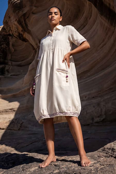 Anmol Kakad Mul Mul And Strech Cotton Dress 