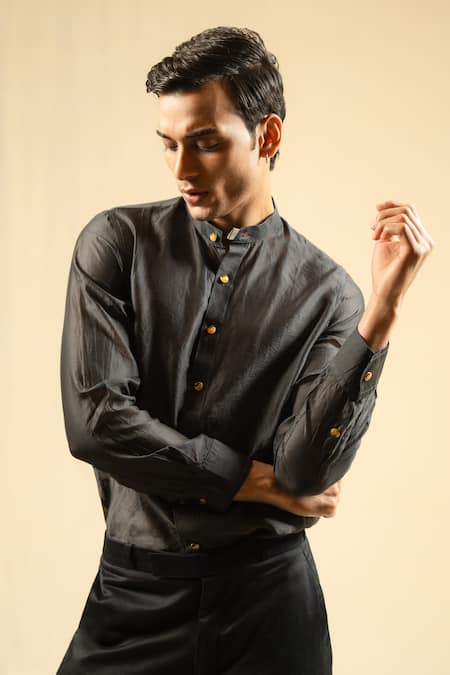Gaurav katta Silk Chanderi Shirt