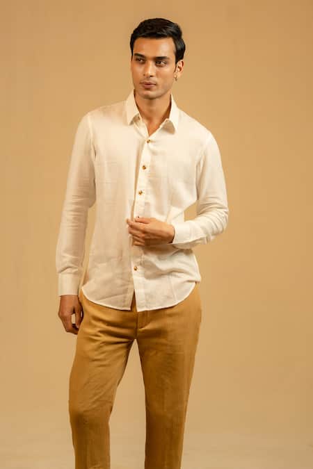 Gaurav katta Silk Chanderi Shirt 