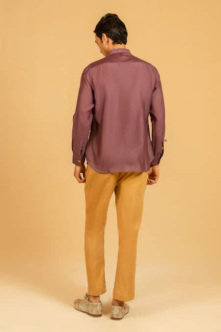Gaurav katta Silk Chanderi Shirt 