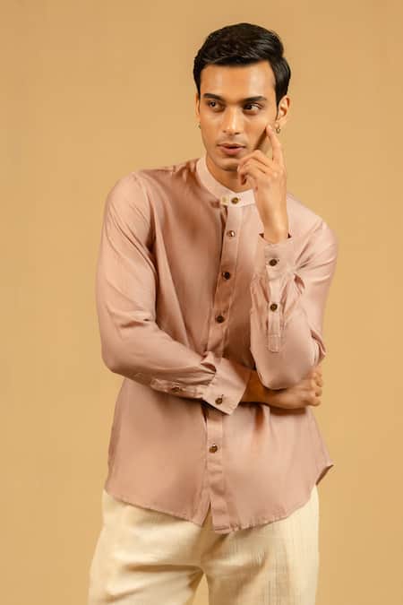 Gaurav katta Silk Chanderi Shirt 