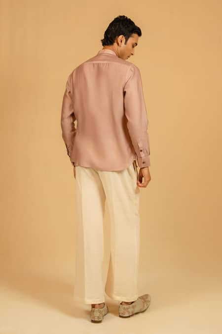 Gaurav katta Silk Chanderi Shirt 