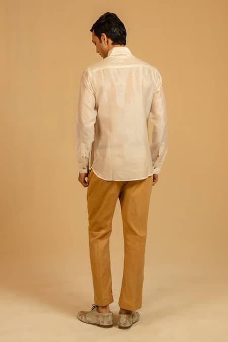 Gaurav katta Silk Chanderi Shirt 