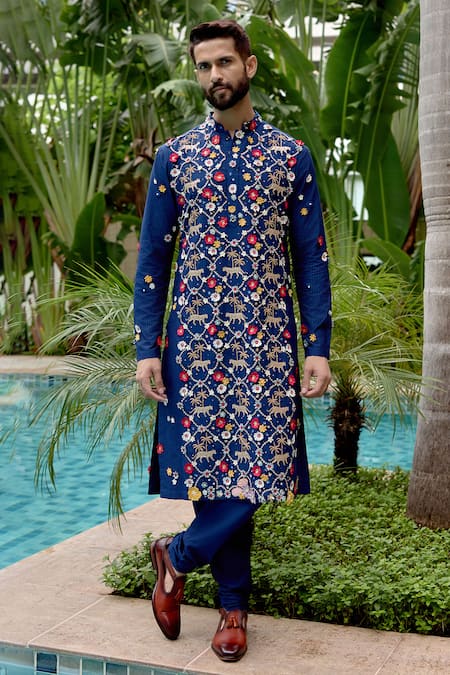 Sahil Kochhar Charvaka Embroidered Kurta Set 