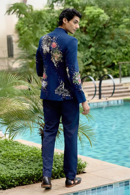 Sahil Kochhar Rivarg Embroidered Bandhgala Set 