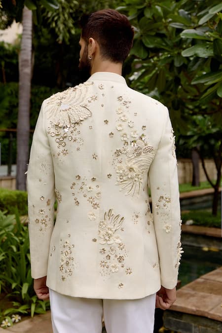 Sahil Kochhar Siraj Embroidered Bandhgala Set 