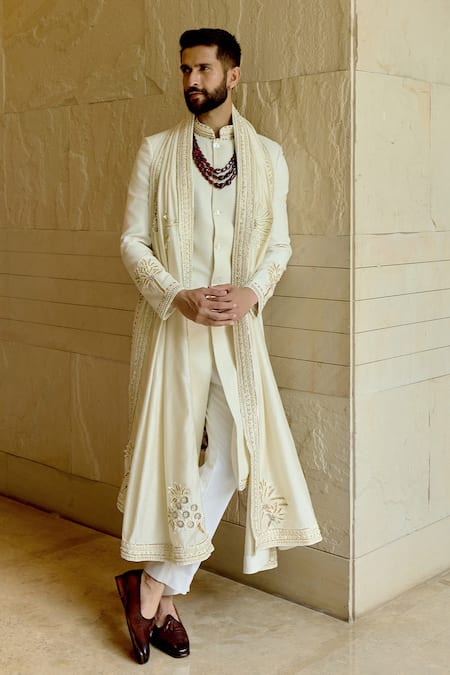 Sahil Kochhar Ronit Embroidered Sherwani Set 