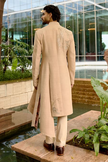 Sahil Kochhar Anish Asymmetric Sherwani Set 