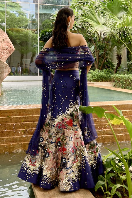 Sahil Kochhar Siara Silk Organza Lehenga Set