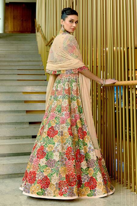 Sahil Kochhar Nidrani Embroidered Lehenga Set