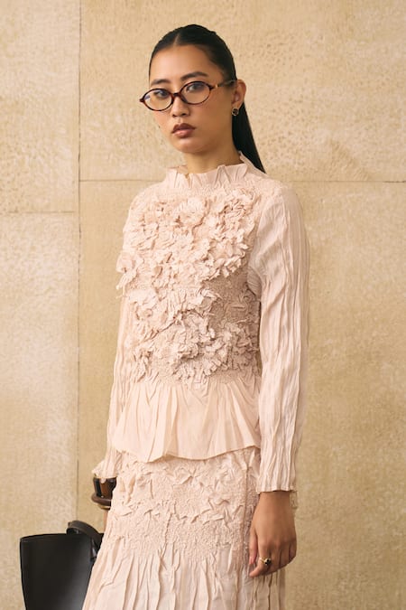 Pleats By Aruni Jerome Textured Top 