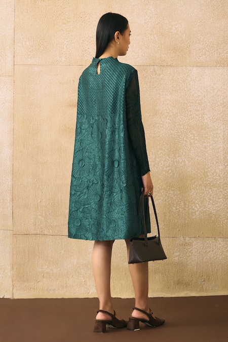 Pleats By Aruni Virtue Floral Pattern Dress 