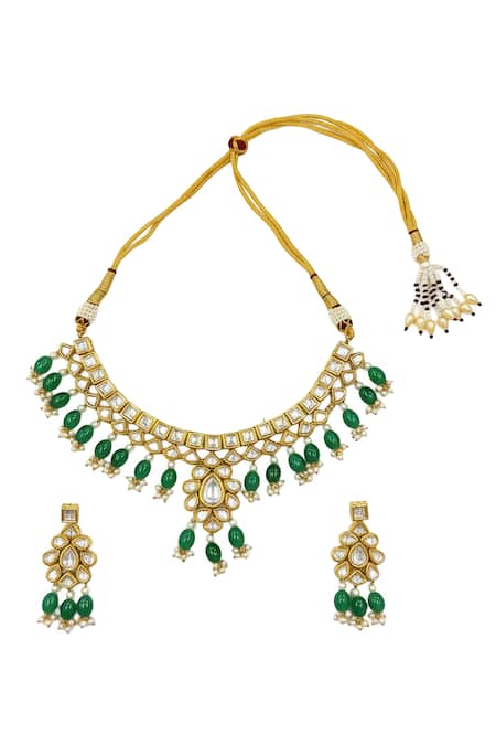 Minaki Kundan Work Necklace Set 