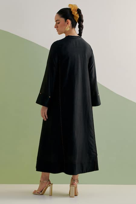 Brahmand By Vertika Kalra Placement Hand Embroidered Dress 